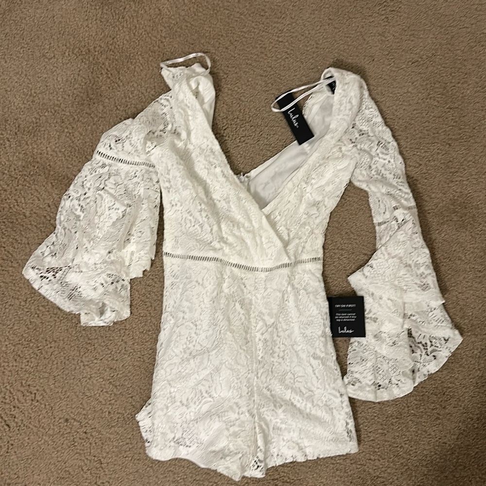 White Lace Romper